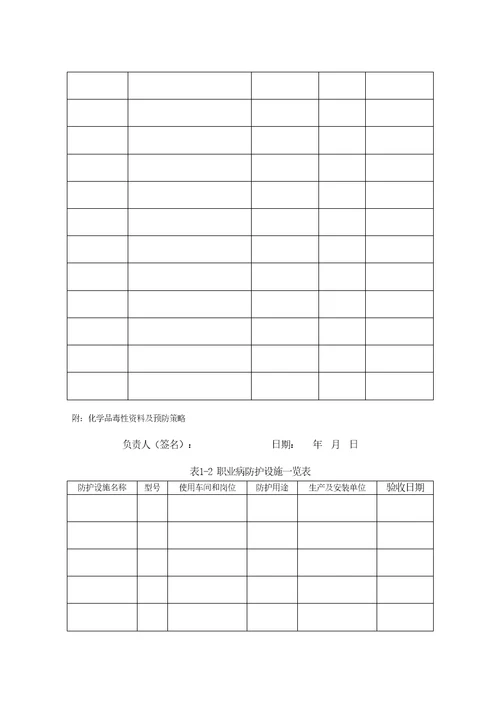 职业健康管理档案职业健康标准化