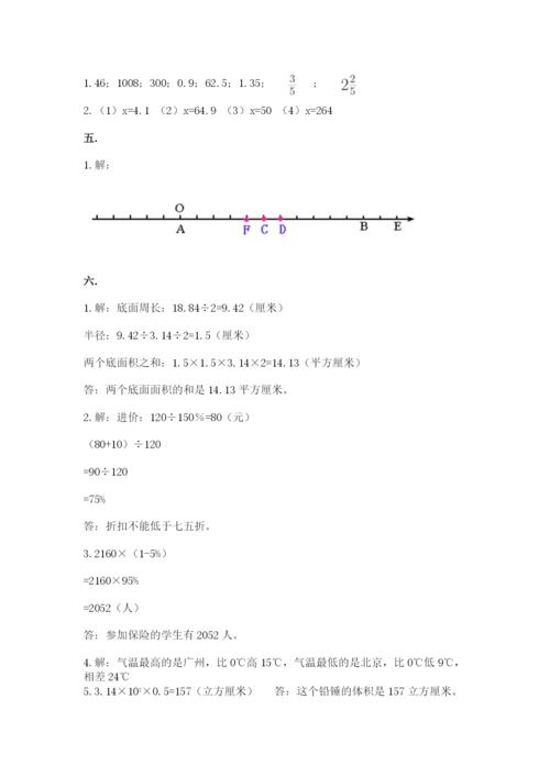 小升初数学综合练习试题含答案ab卷.docx