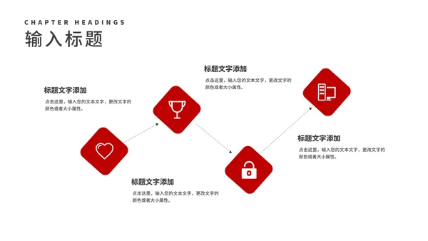 商务风红色几何商业年终述职报告PPT模板