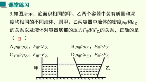 人教版（2024）物理八年级下册第九章 压强单元复习 课件（52张PPT)