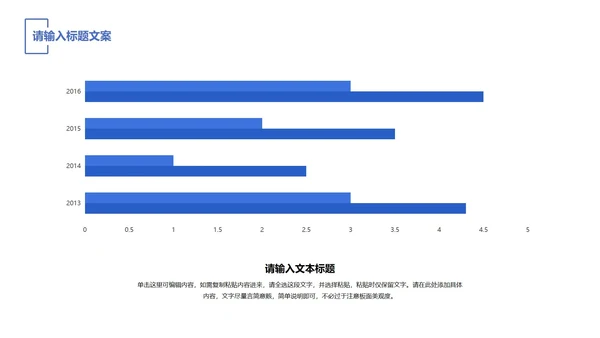 蓝色简约风数据分析PPT模板