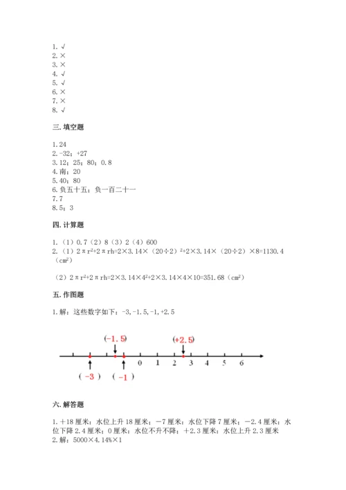 衡水小学毕业数学试卷附完整答案【历年真题】.docx