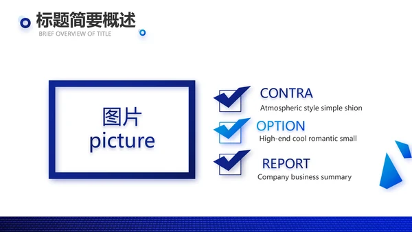 蓝色大气公司产品介绍宣传通用PPT模板