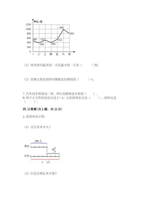 人教版数学六年级上册期末考试卷及参考答案【新】.docx