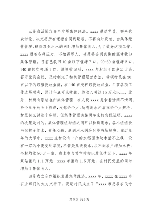 村党支部书记事迹材料 (30).docx
