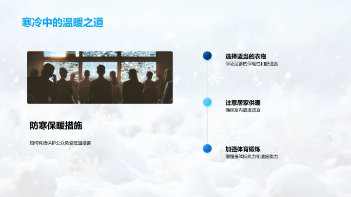 冬季天气信息传播