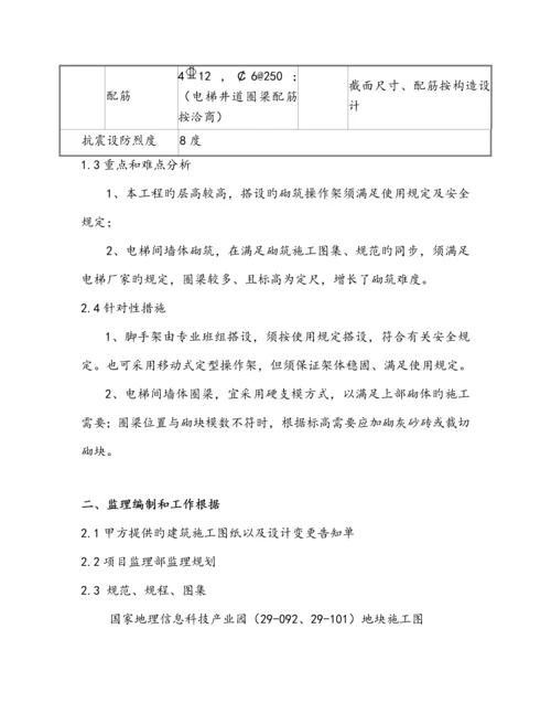 科技产业园二次结构监理实施标准细则.docx