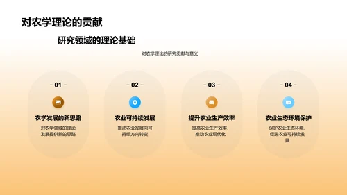 农学研究进展与挑战
