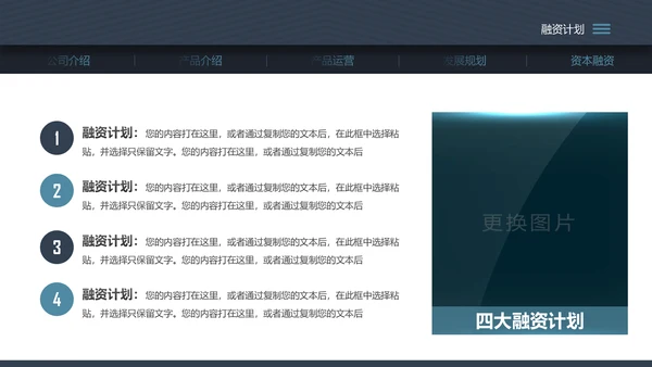 高端大气欧美风商业计划书ppt模板