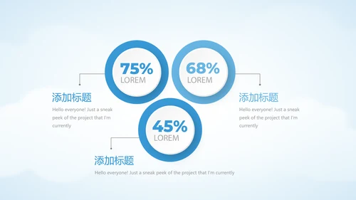蓝色天空金融保险行业保险公司工作总结汇报动态PPT