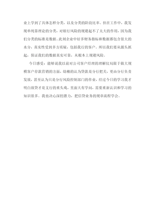 普通银行实习生个人心得体会.docx