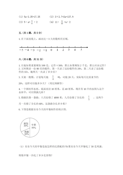 小学毕业班数学检测卷及答案【全优】.docx