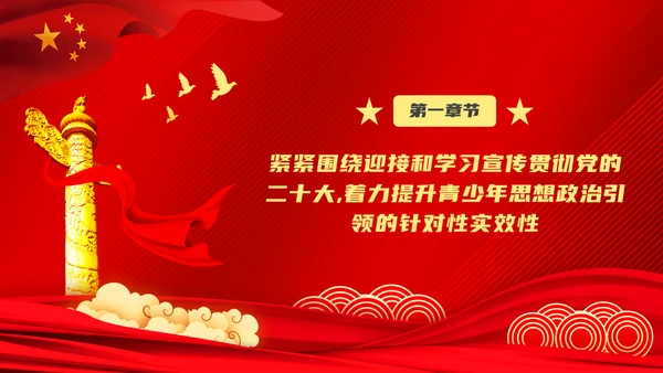 共青团喜迎党代表大会永远跟党走PPT党课课件