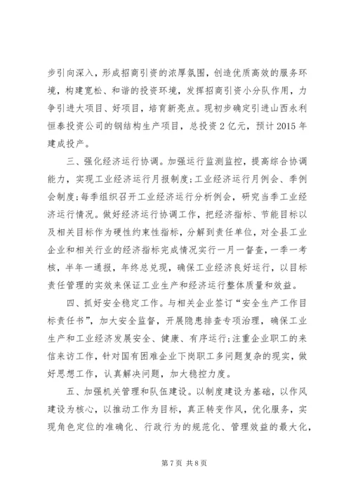 乡镇经信局工作总结.docx