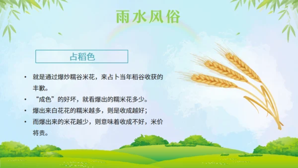 雨水节气通用PPT