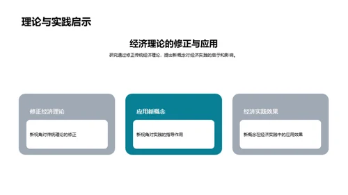 经济学探索新维度