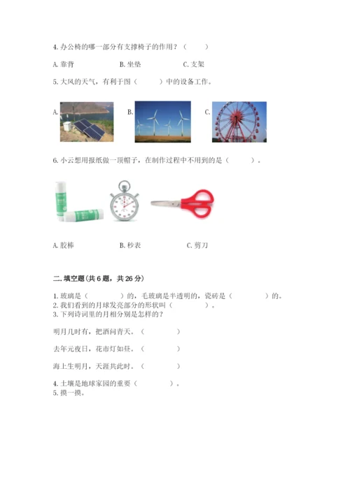 教科版科学二年级上册《期末测试卷》带解析答案.docx