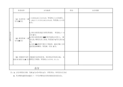 XX公司人力资源管理信息系统考评规定范文