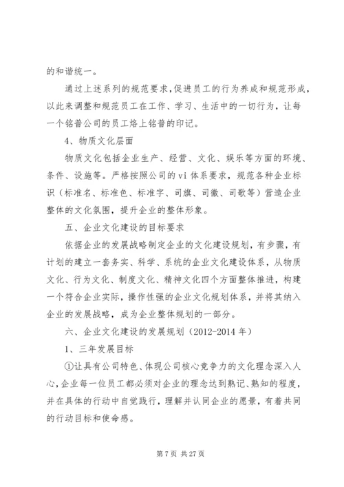 年度企业文化建设计划.docx