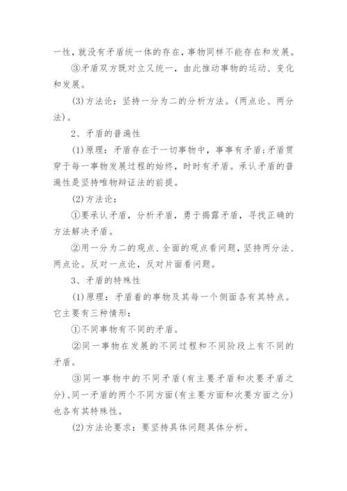 高中政治必修4笔记.docx