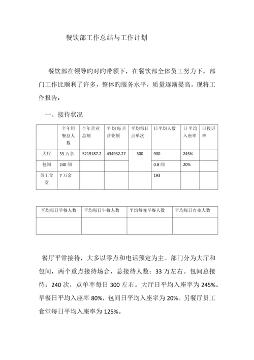 餐饮部年度工作总结.docx