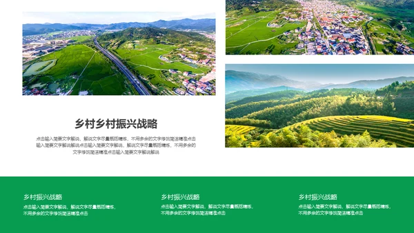建设新时代美丽新农村通用PPT模板