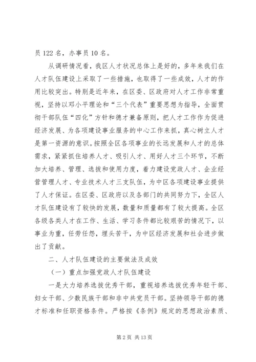 人才工作情况调研报告.docx