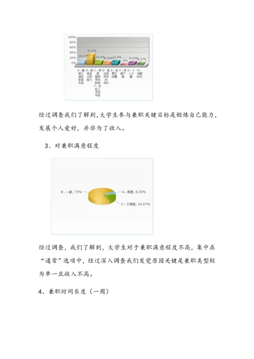 大学生课外兼职情况问卷调查分析报告.docx