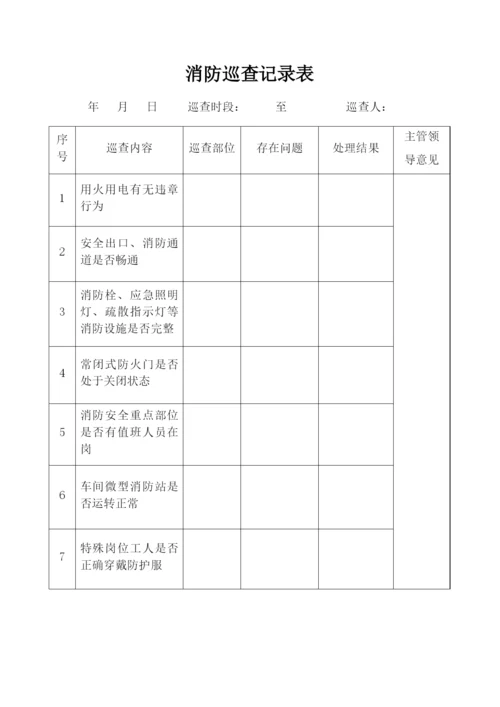 消防巡查记录表.docx