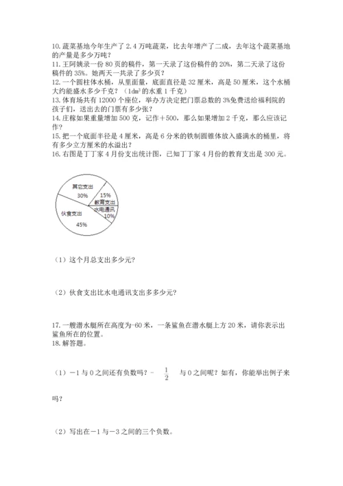 六年级小升初数学应用题50道【满分必刷】.docx