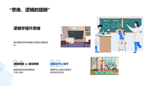 逻辑学实践讲座PPT模板