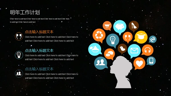 互联网科技计划总结通用PPT模板