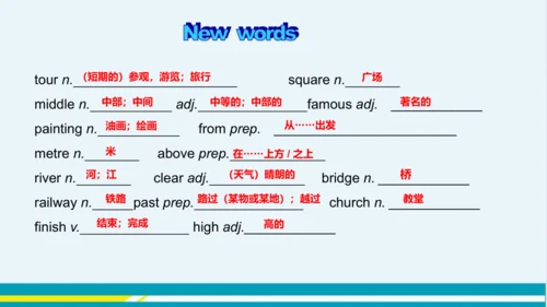 Module 6 Unit 2 教学课件-外语教研版中学英语七年级下