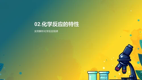 化学反应教学解析PPT模板