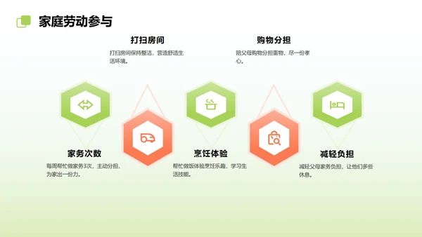 彩色插画卡通我的暑假生活规划PPT模板