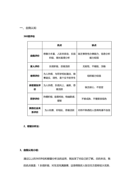 大学生职业生涯规划书