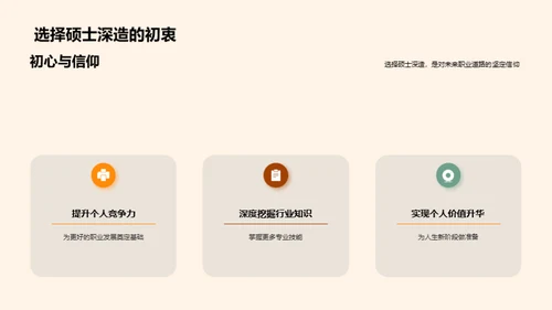 硕士学位的启示
