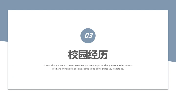 简约学术风研究生复试面试个人简历介绍通用PPT模版