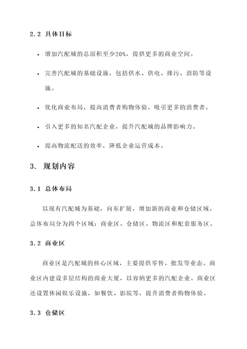 高力汽配城新规划方案