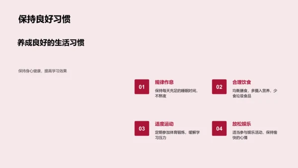 中考战术指南PPT模板