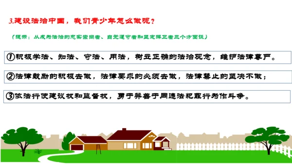 第四课  建设法治中国复习课件(24张PPT）