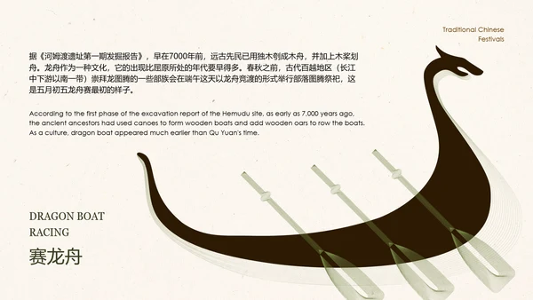 绿色新中式端午节介绍PPT模板