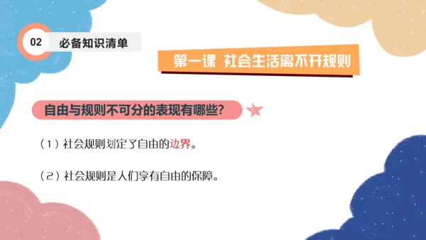 第二单元遵守社会规则复习课件（共60张PPT）