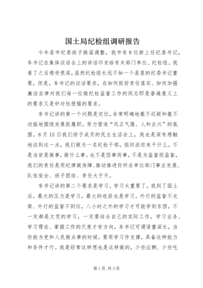 国土局纪检组调研报告.docx