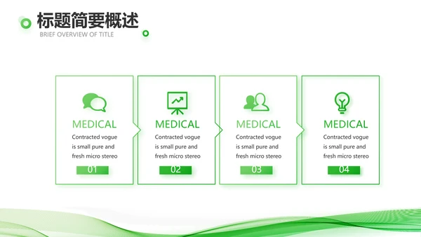 绿色大气企业公司宣传简介动态PPT模板