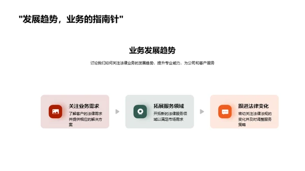 法律业务崭新篇章