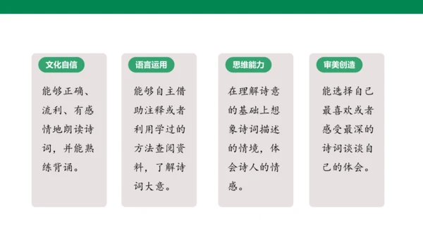 古诗词诵读第三课