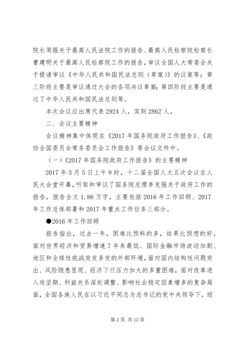 全国“两会”精神传达提纲 (3).docx