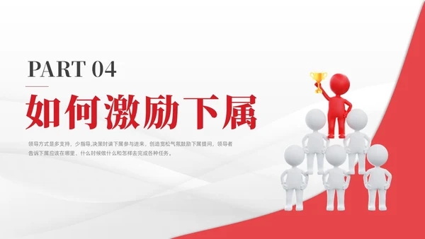 简约风3D小人共赢领导力企业管理员工培训PPT课件