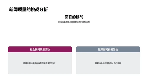 新闻质量年中报告PPT模板